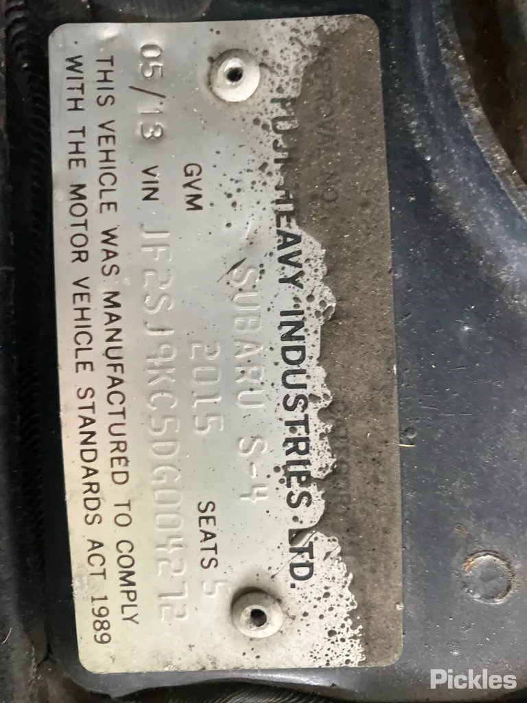 2013 Subaru Forester Damaged VIN JF2SJ9KC5DG004272 – undercarriage 2013 Subaru Forester Damaged VIN JF2SJ9KC5DG004272 – undercarriage