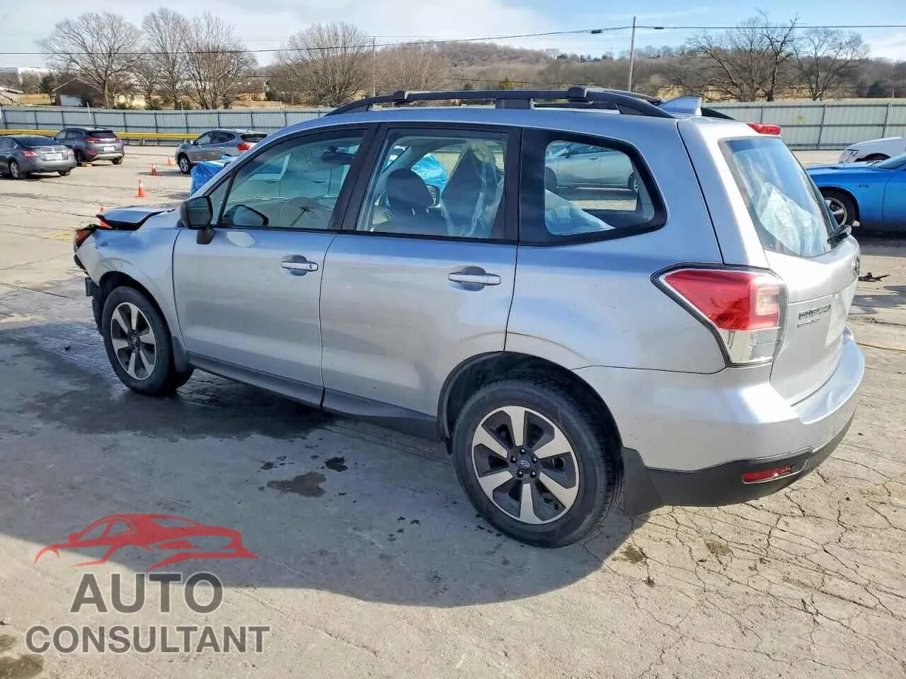 2018 SUBARU FORESTER Damaged VIN JF2SJABC5JH490569 – rear exterior
