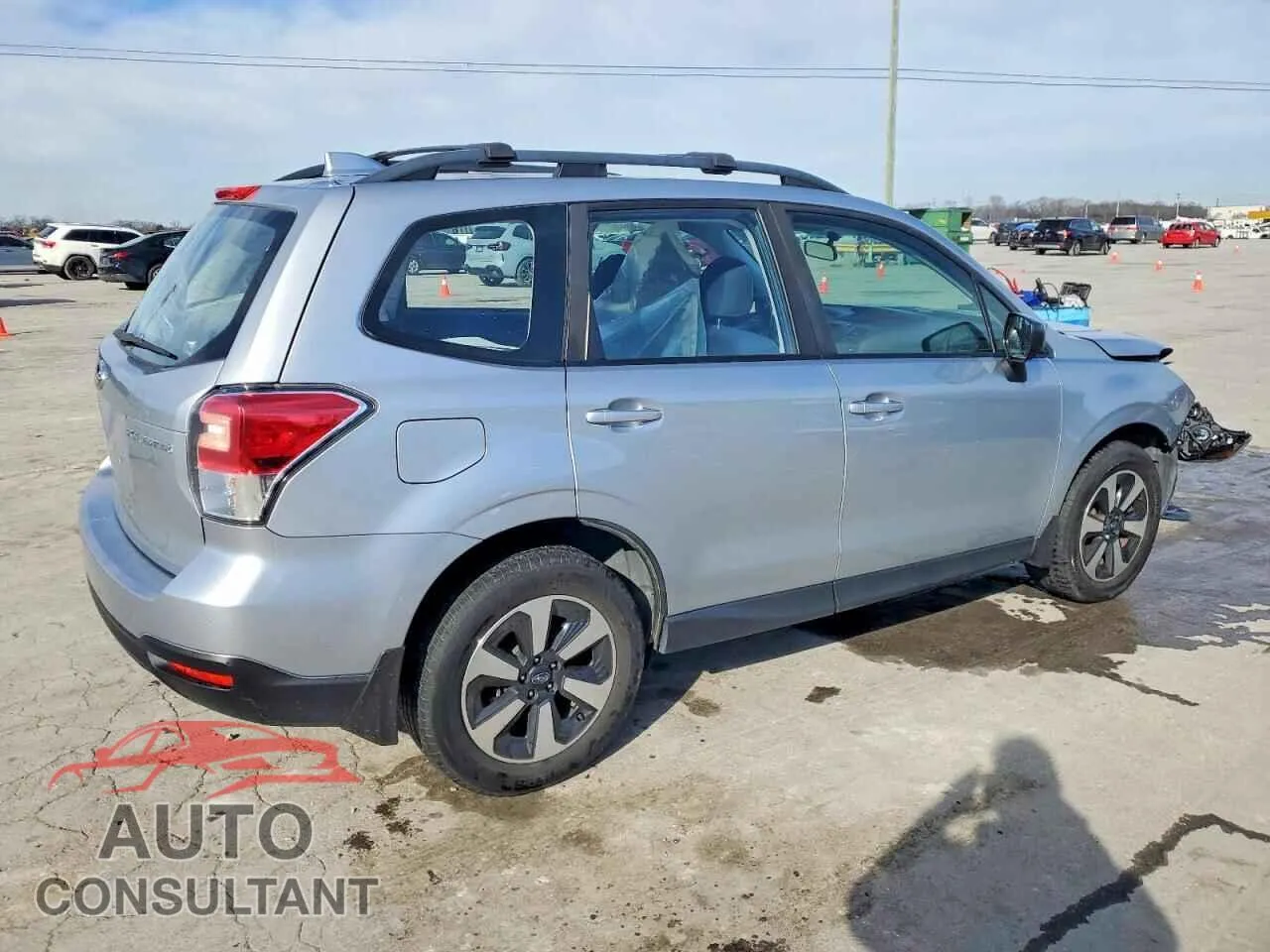 2018 SUBARU FORESTER Damaged VIN JF2SJABC5JH490569 – side profile