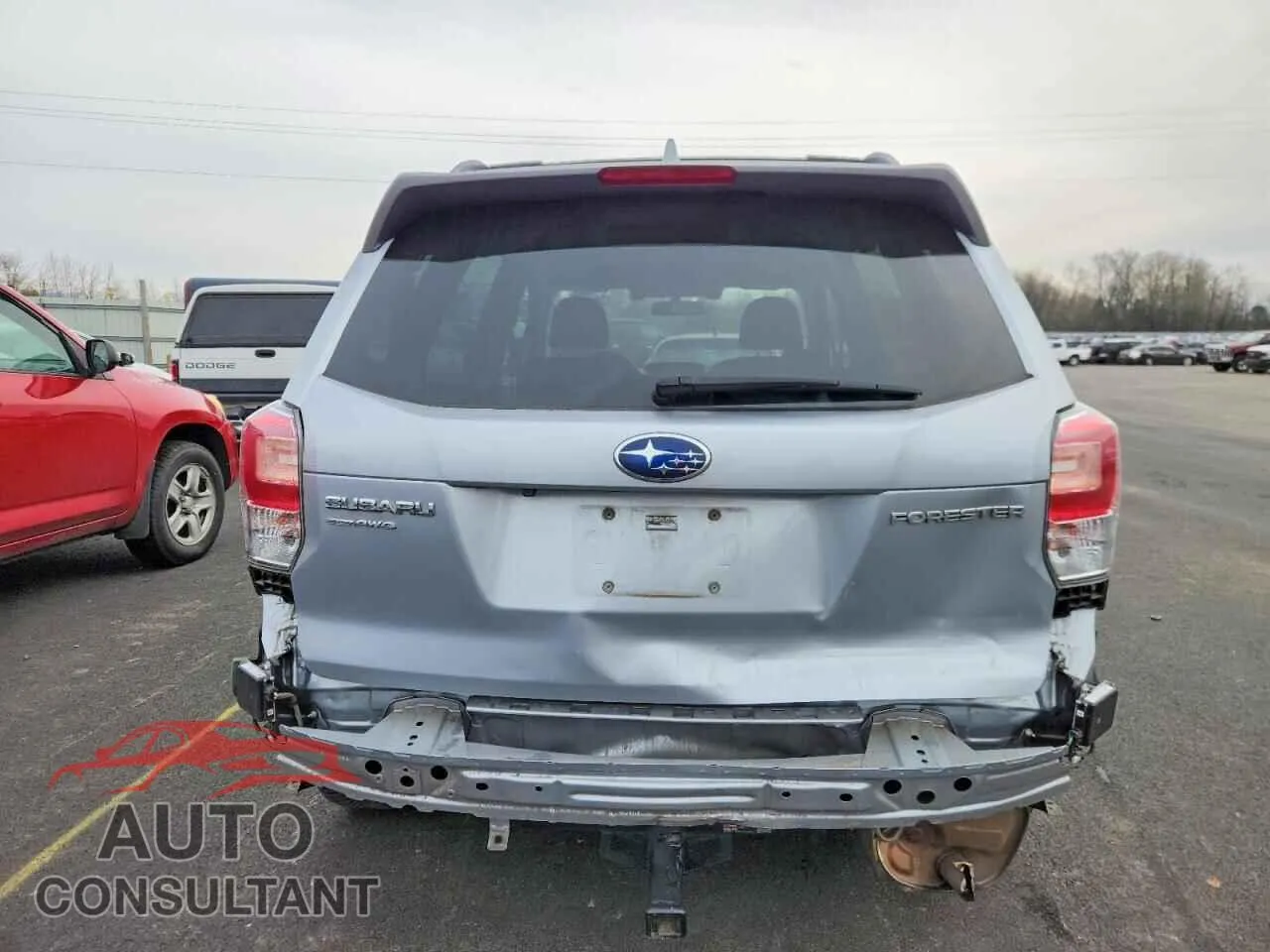2018 SUBARU FORESTER Damaged VIN JF2SJAGC2JH499416 – engine bay