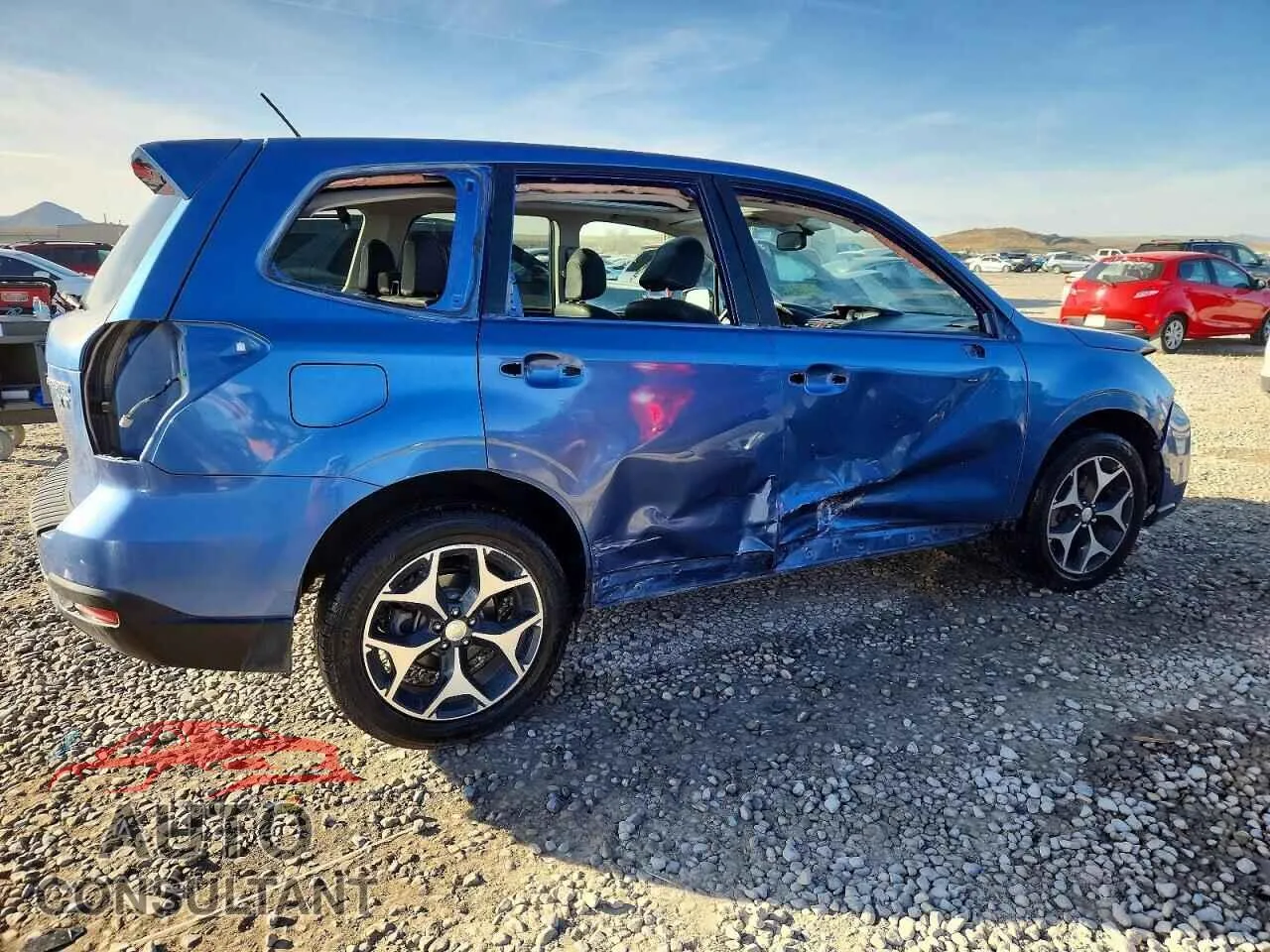 2015 SUBARU FORESTER Damaged VIN JF2SJGUC6FH401082 – side profile