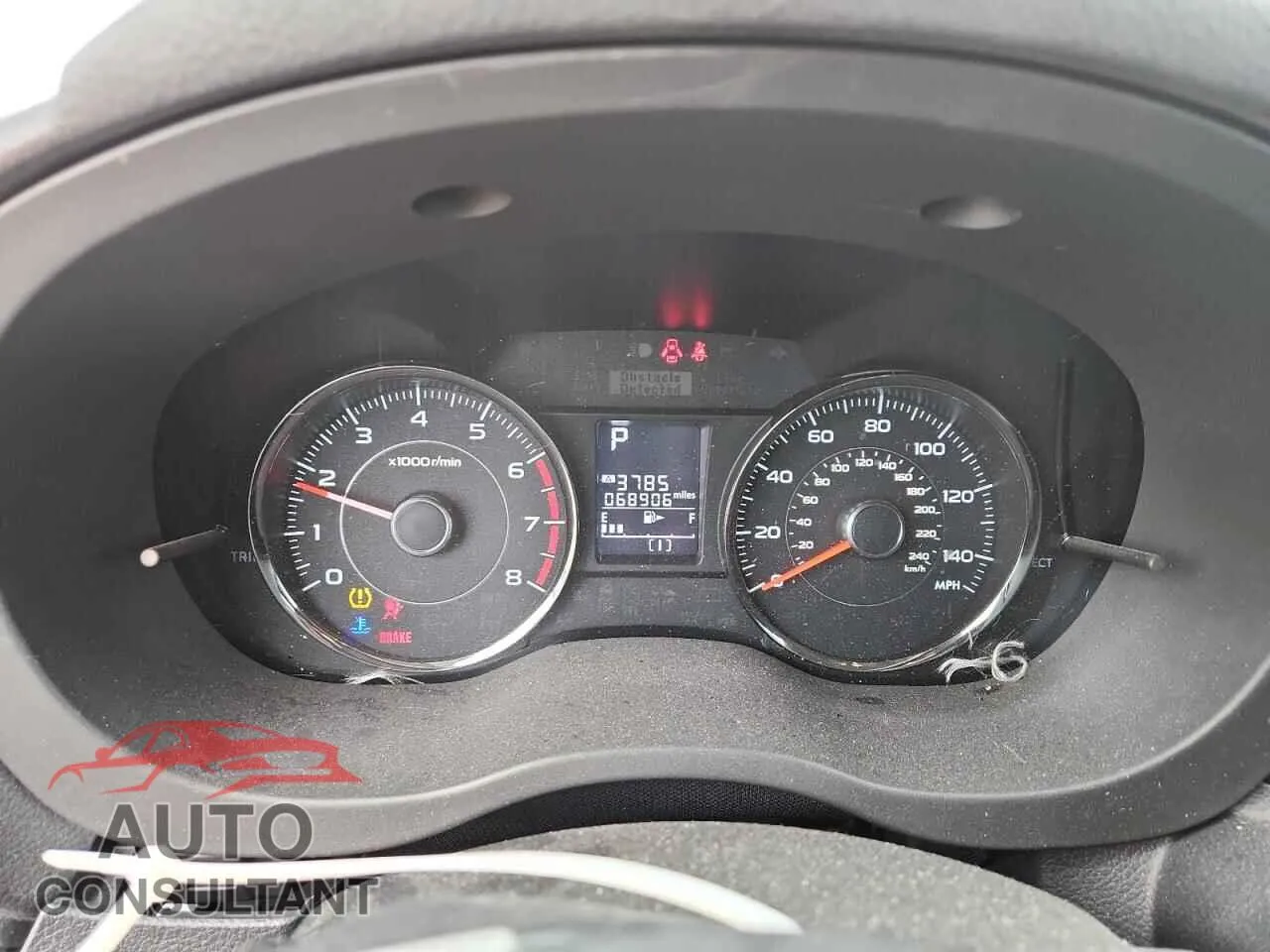 2016 SUBARU FORESTER Damaged VIN JF2SJGXC0GH405495 – trunk area