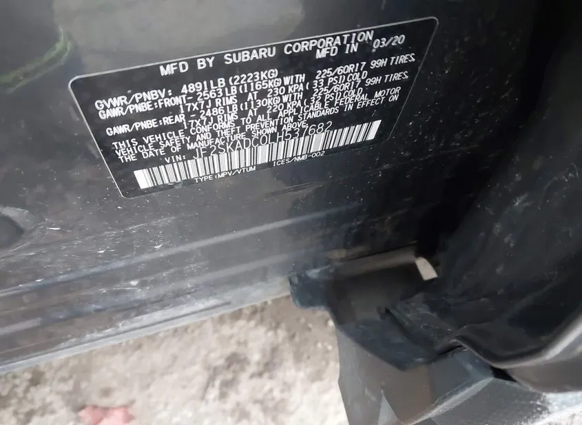 2020 SUBARU Forester Used VIN JF2SKADC0LH537682 – photo 12