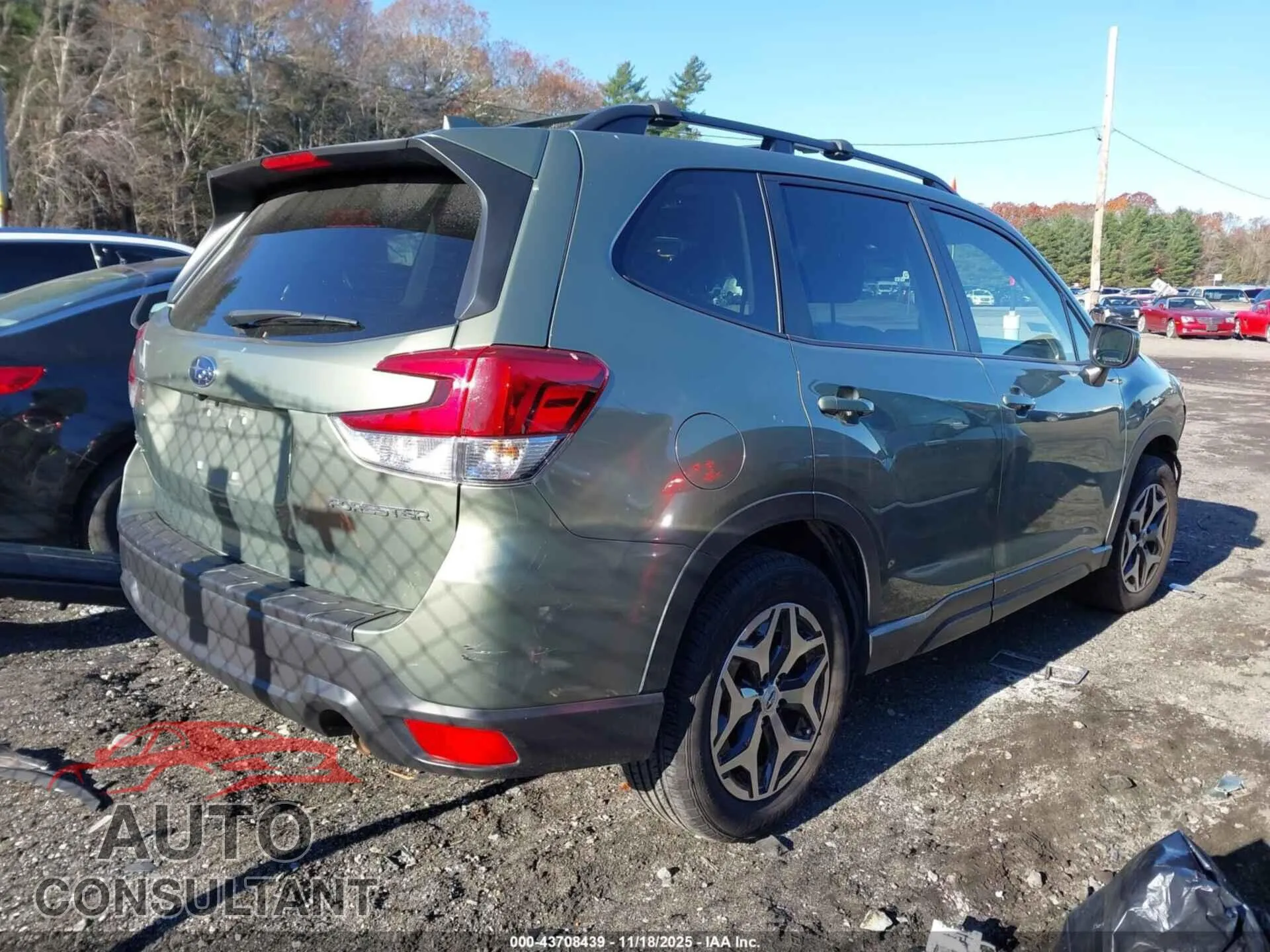 2021 SUBARU FORESTER Damaged VIN JF2SKAFC7MH592046 – dashboard