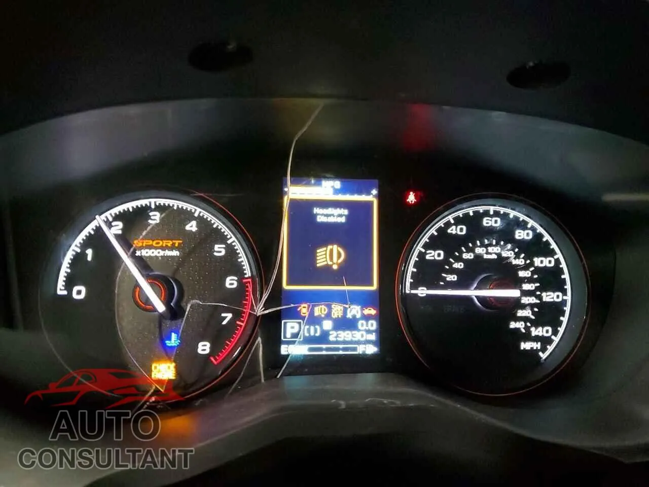 2023 SUBARU FORESTER Damaged VIN JF2SKAJC5PH475495 – trunk area