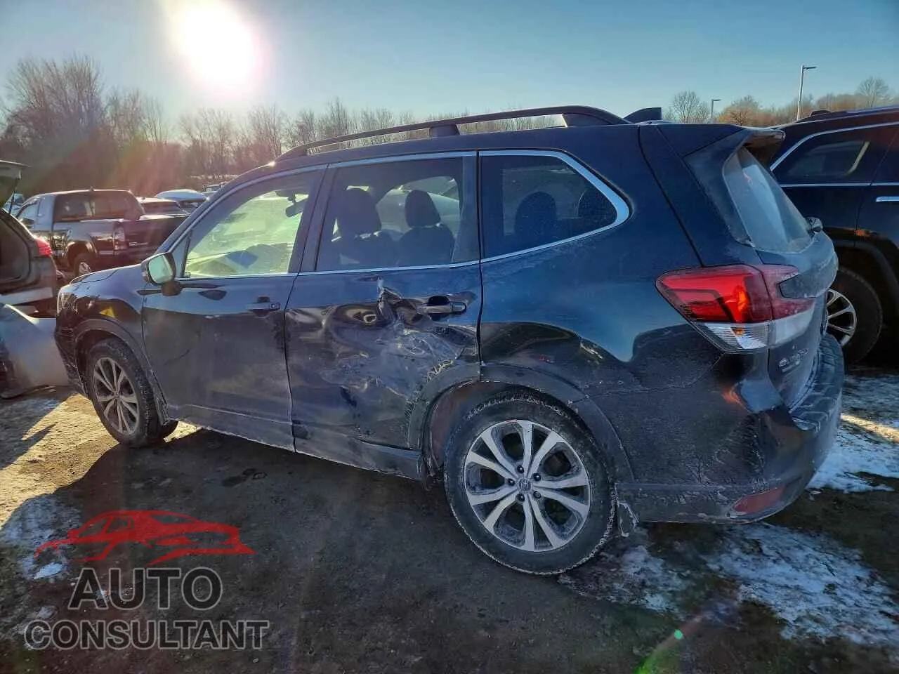 2019 SUBARU FORESTER Damaged VIN JF2SKASC0KH484936 – rear exterior