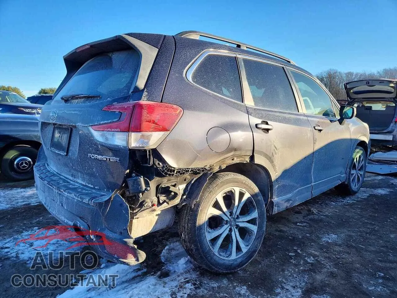 2019 SUBARU FORESTER Damaged VIN JF2SKASC0KH484936 – side profile
