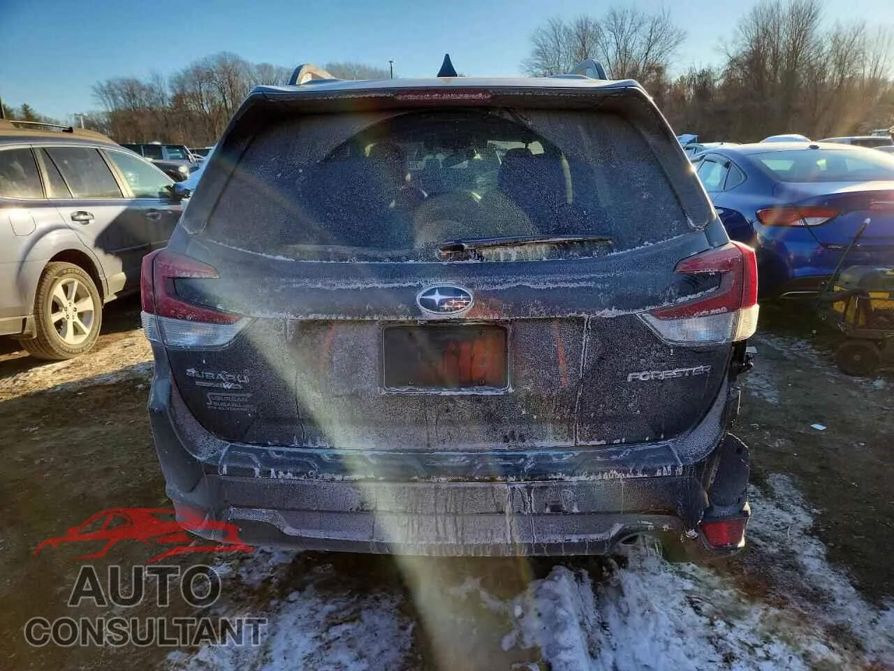 2019 SUBARU FORESTER Damaged VIN JF2SKASC0KH484936 – engine bay