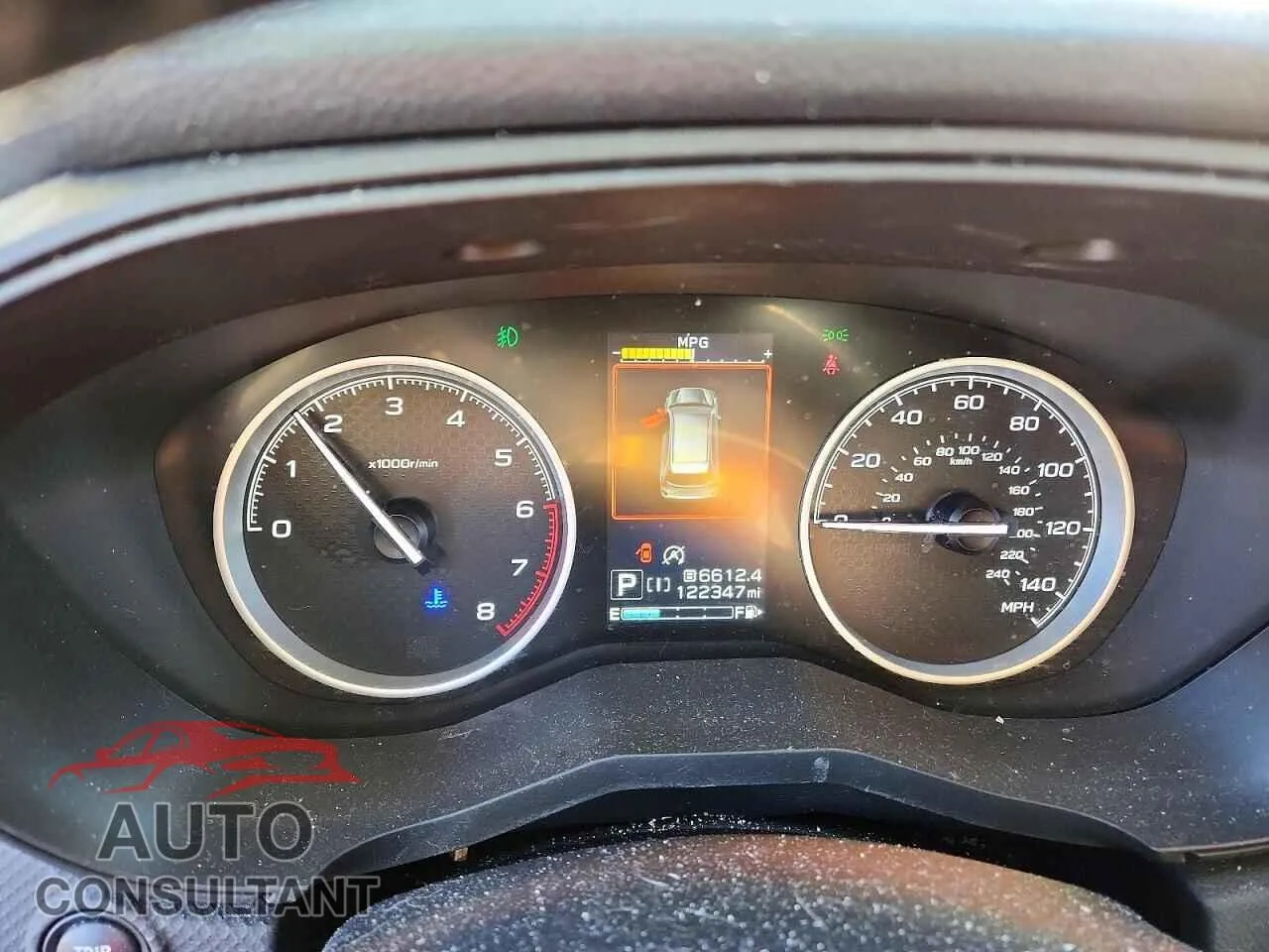 2019 SUBARU FORESTER Damaged VIN JF2SKASC0KH484936 – trunk area