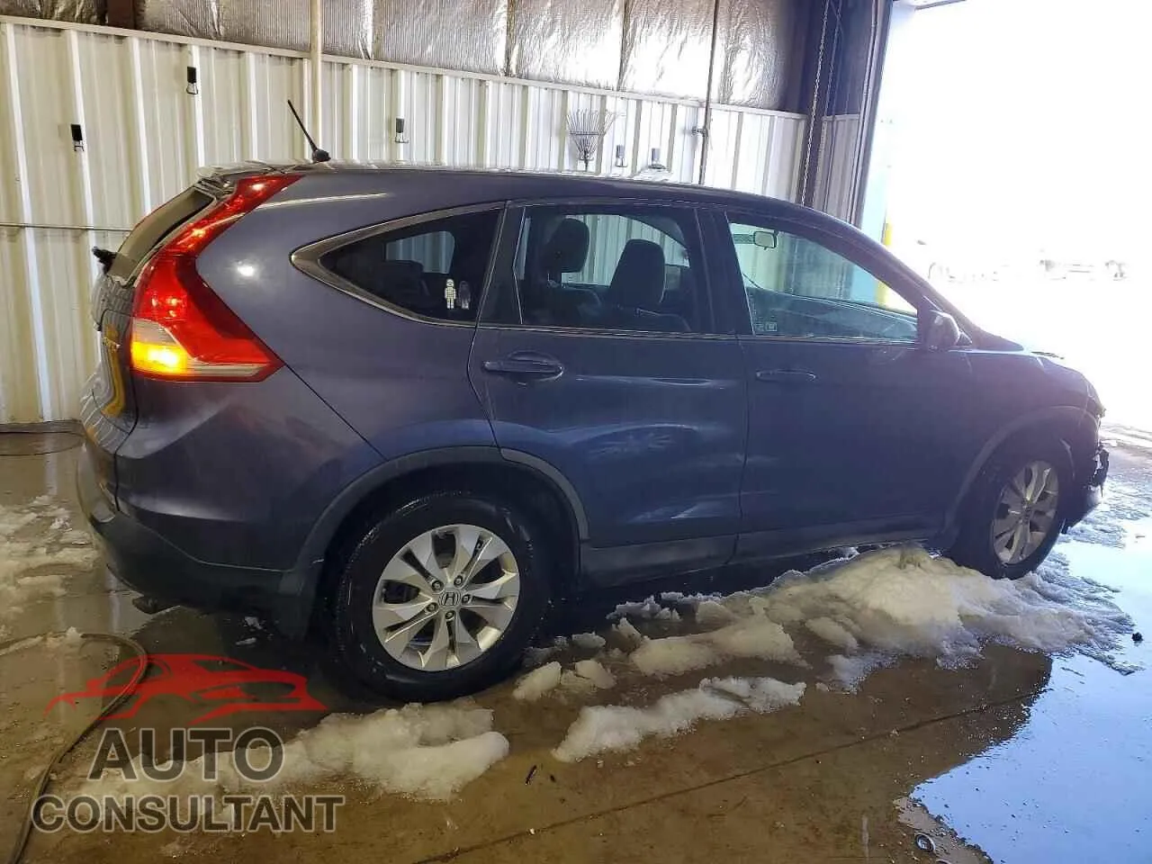 2012 HONDA CRV Damaged VIN JHLRM4H57CC028273 – side profile