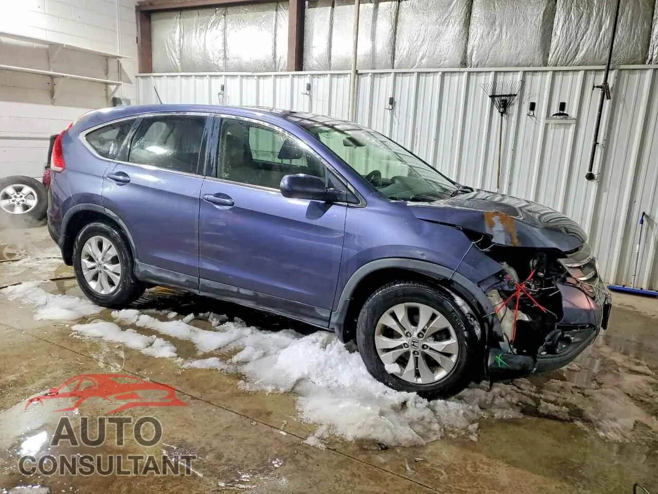 2012 HONDA CRV Damaged VIN JHLRM4H57CC028273 – dashboard