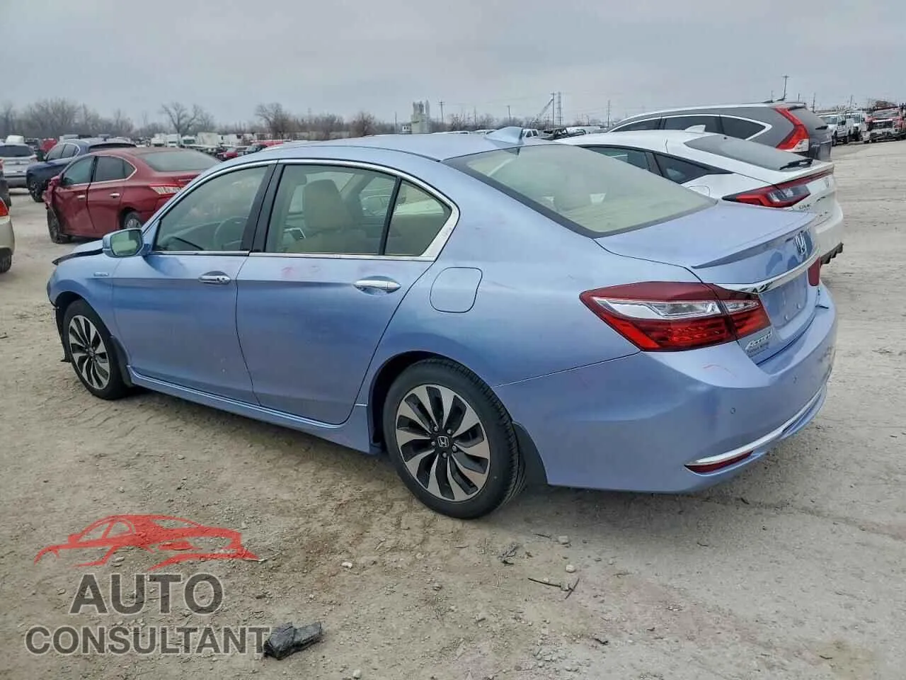 2017 HONDA ACCORD Damaged VIN JHMCR6F71HC005131 – rear exterior