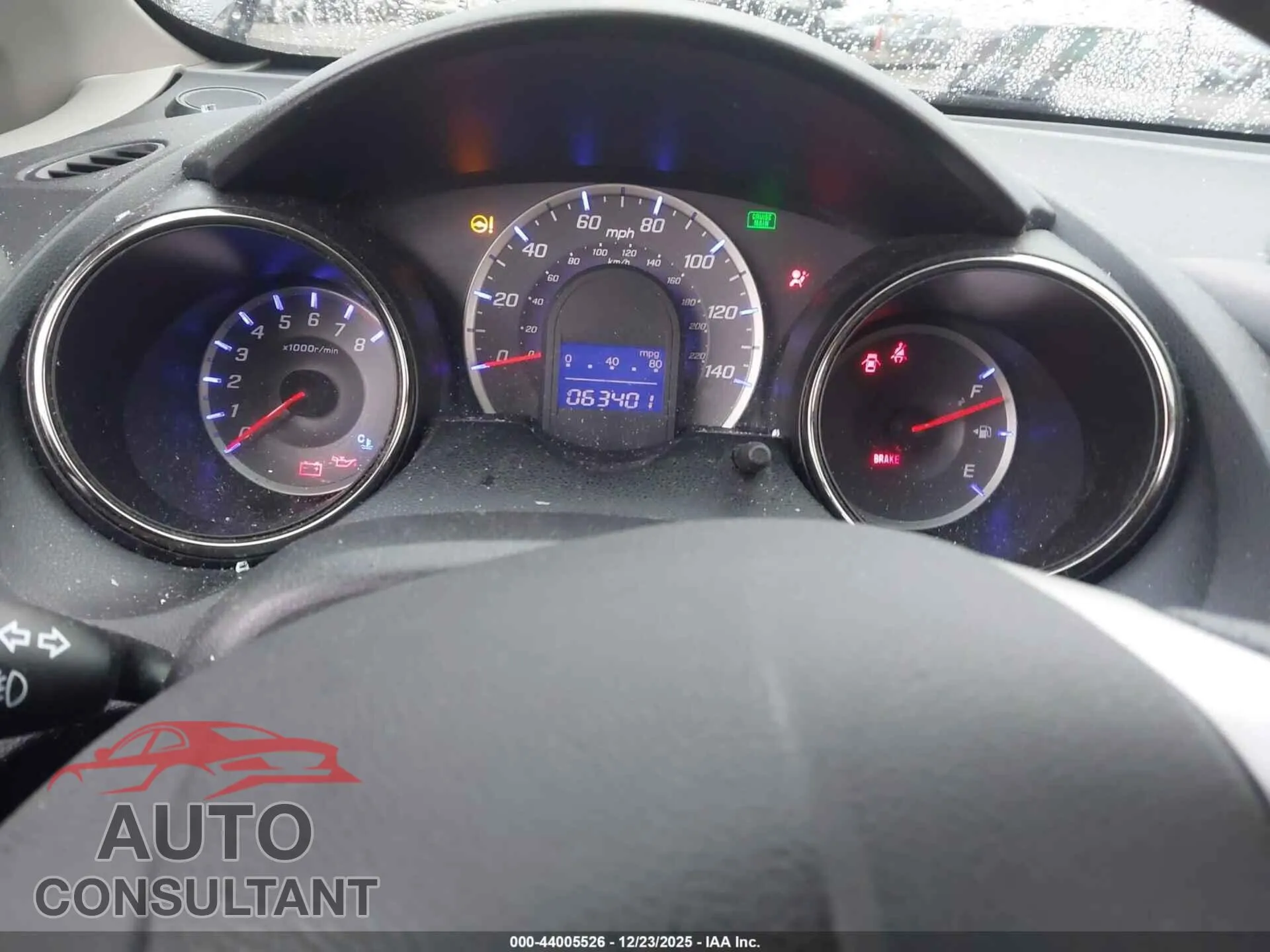 2012 HONDA FIT Damaged VIN JHMGE8G52CC016332 – exterior detail