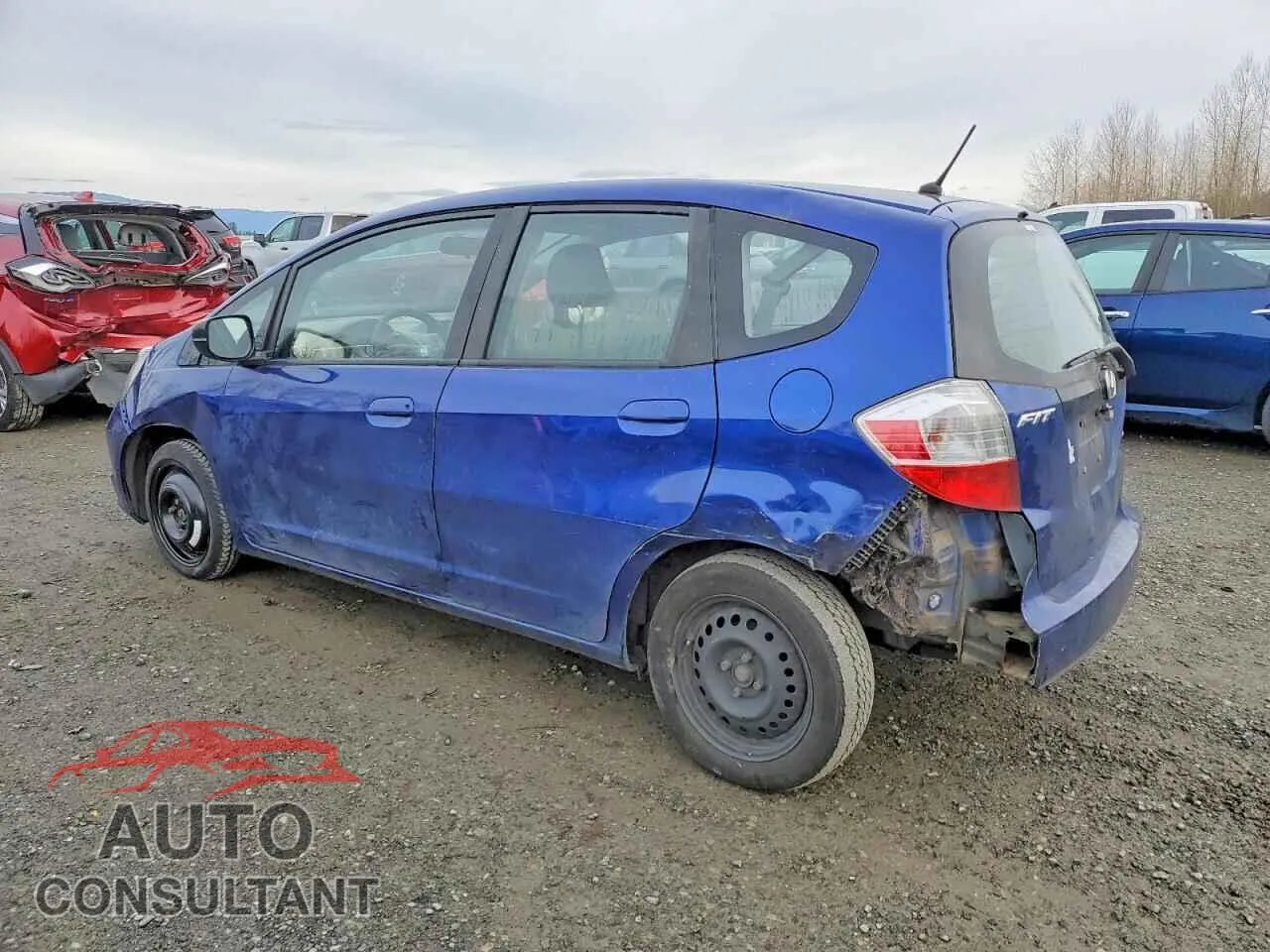 2010 HONDA FIT Damaged VIN JHMGE8H22AC007907 – rear exterior