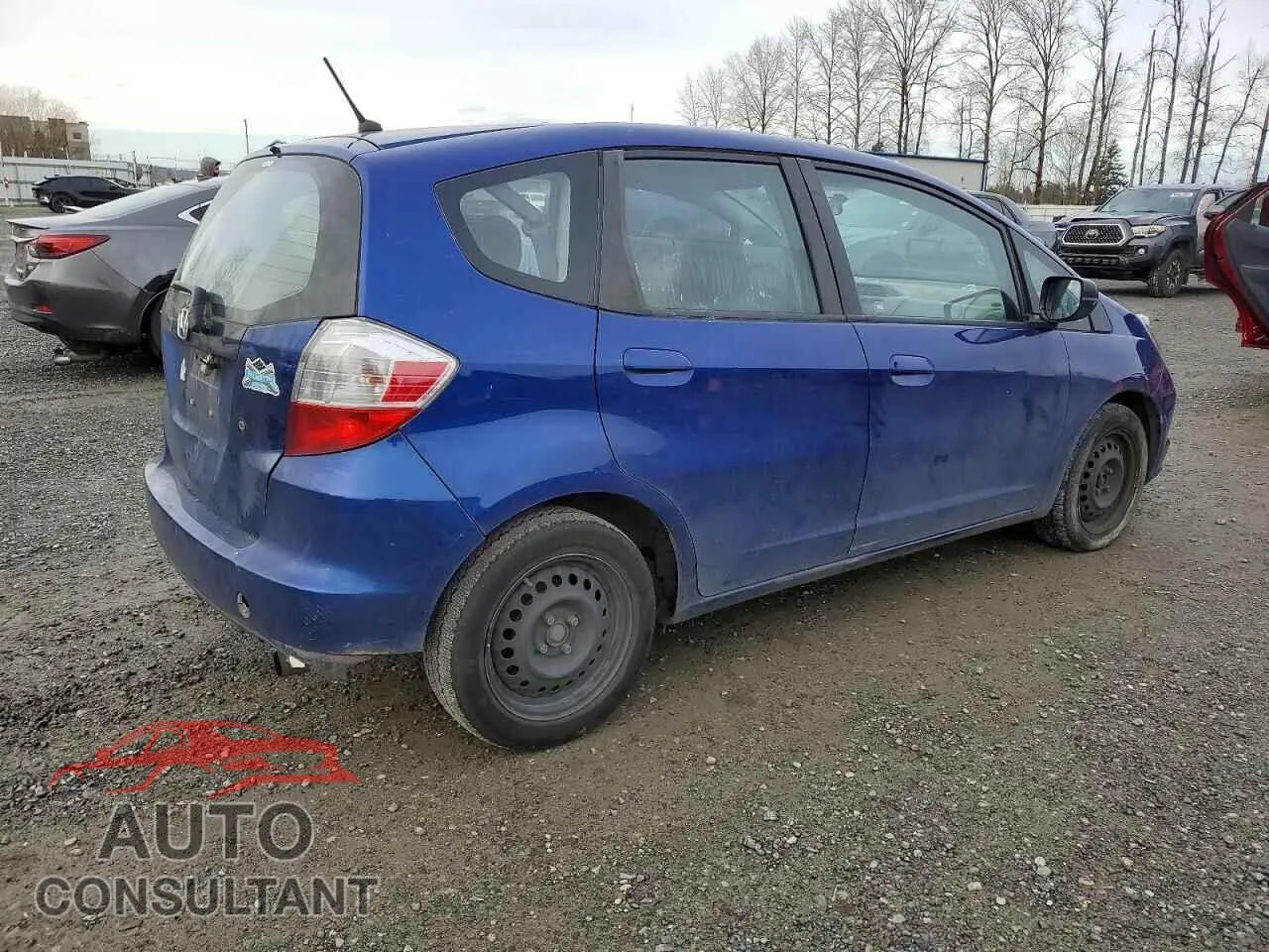 2010 HONDA FIT Damaged VIN JHMGE8H22AC007907 – side profile