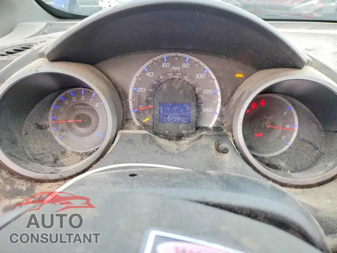 2010 HONDA FIT Damaged VIN JHMGE8H22AC007907 – trunk area