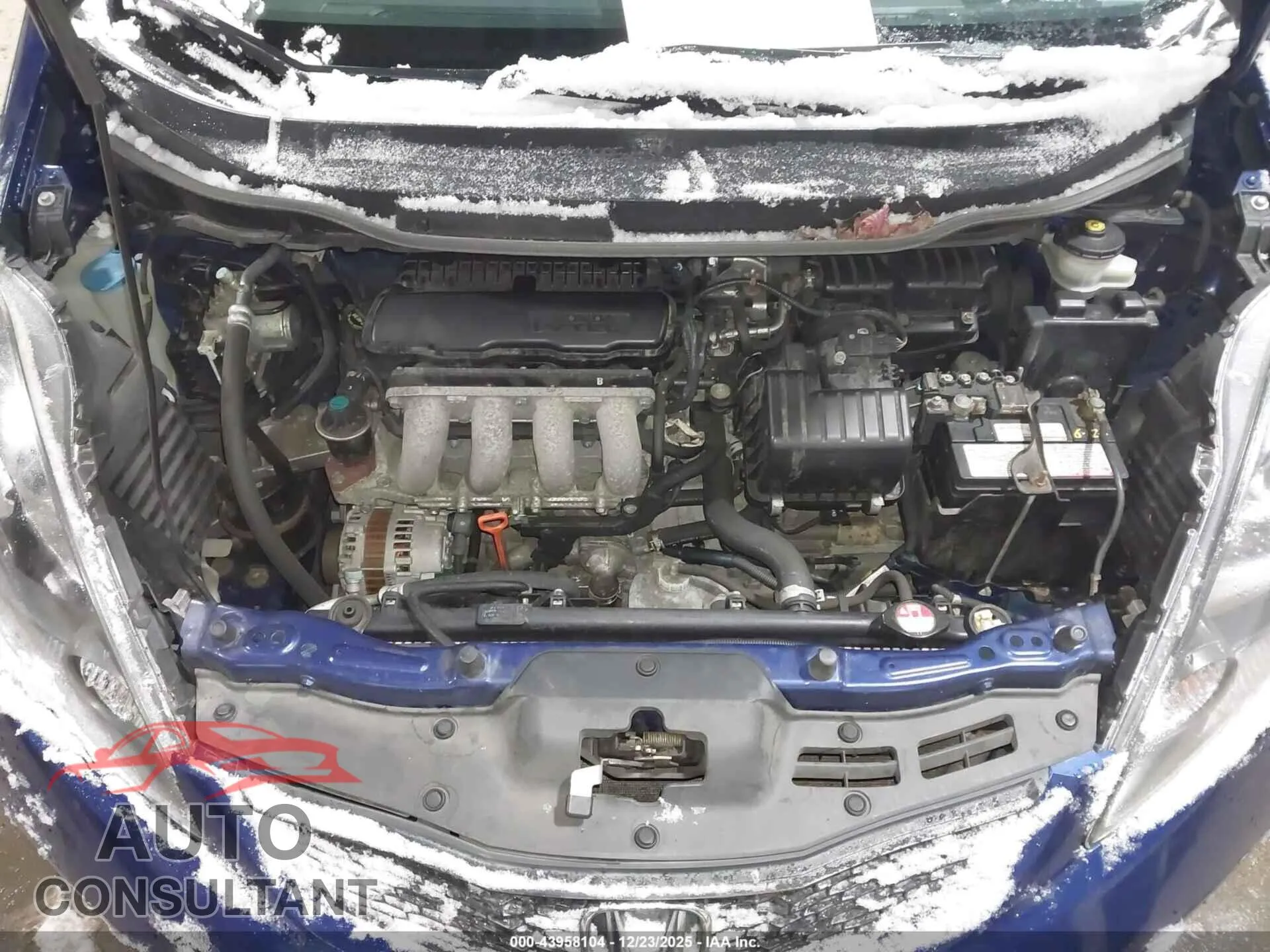 2012 HONDA FIT Damaged VIN JHMGE8H30CC026631 – odometer reading