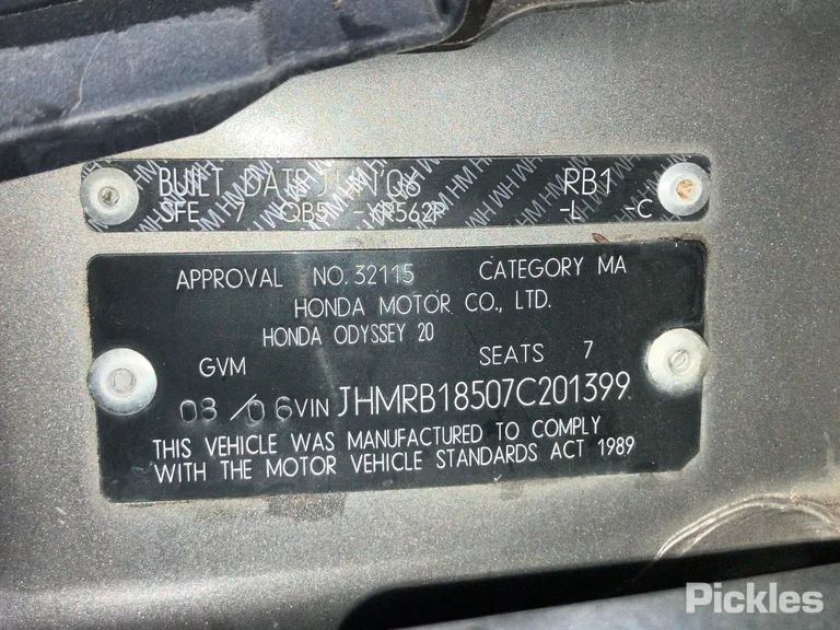 2006 Honda Odyssey Used VIN JHMRB18507C201399 – photo 24