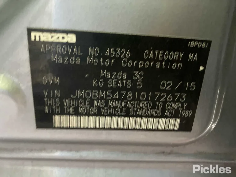 2015 Mazda 3 Damaged VIN JM0BM547810172673 – photo 24