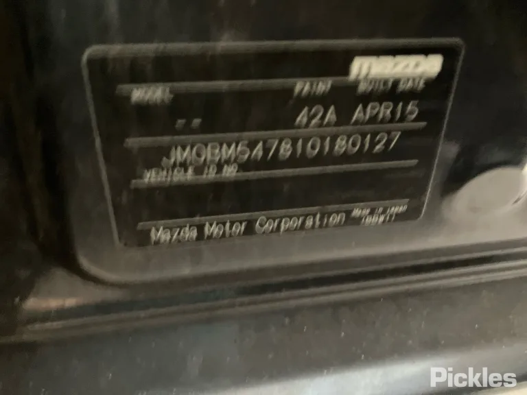 2015 Mazda 3 Damaged VIN JM0BM547810180127 – odometer reading