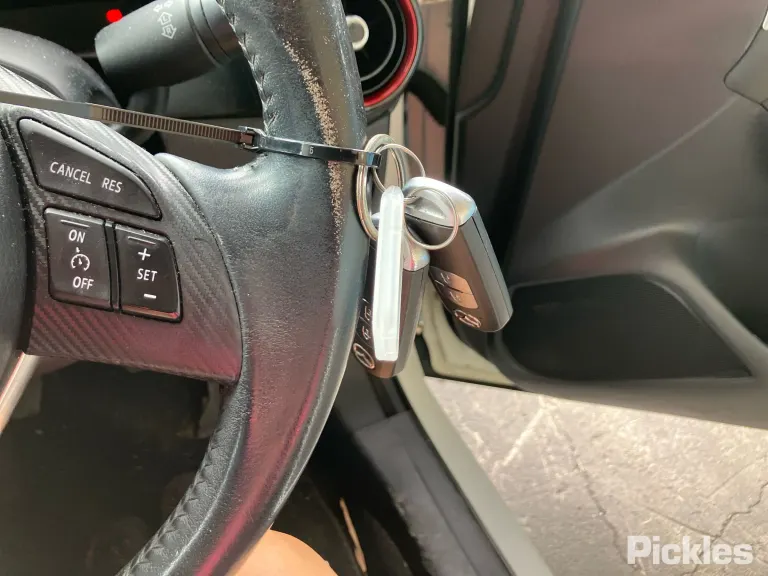 2015 Mazda CX-3 Damaged VIN JM0DK2W7600101069 – odometer reading