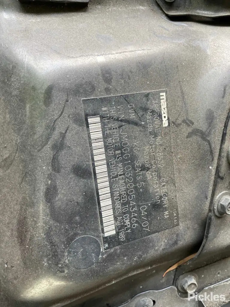 2007 Mazda 6 Damaged VIN JM0GG103200543466 – photo 22