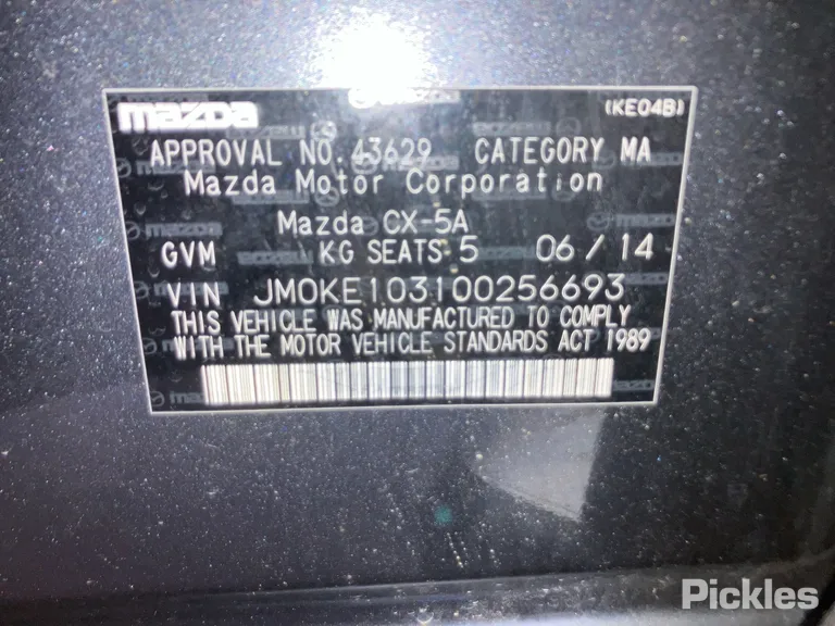 2014 Mazda CX-5 Used VIN JM0KE103100256693 – photo 12