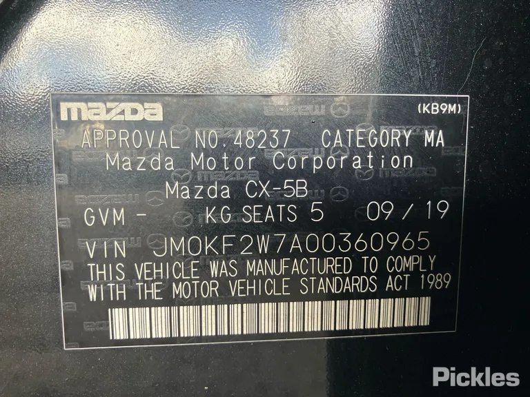 2019 Mazda CX-5 Used VIN JM0KF2W7A00360965 – photo 17