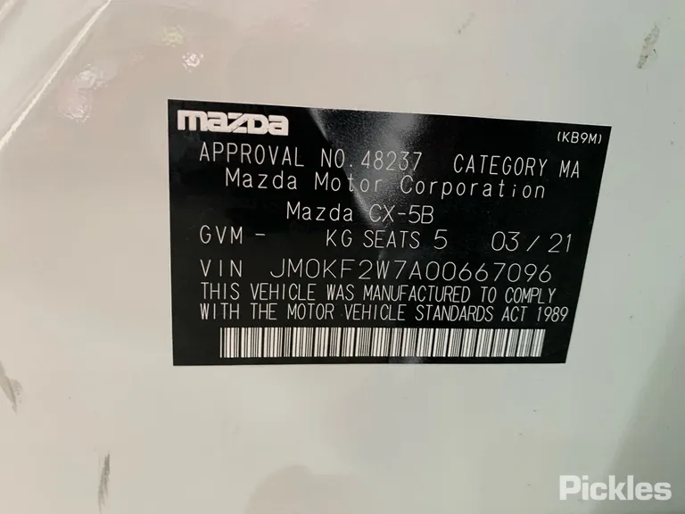 2021 Mazda CX-5 Used VIN JM0KF2W7A00667096 – photo 17