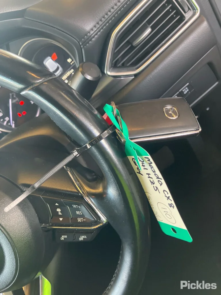 2020 Mazda CX-8 Damaged VIN JM0KG2WLA00301931 – odometer reading