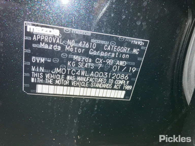2019 Mazda CX-9 Used VIN JM0TC4WLA00312086 – photo 21