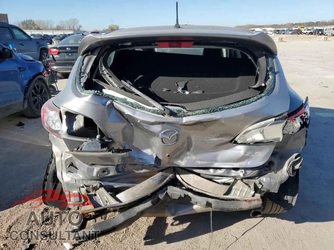 2010 MAZDA MAZDA3 Damaged VIN JM1BL1H51A1171020 – engine bay