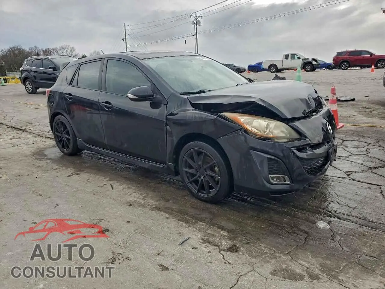 2010 MAZDA MAZDA3 Damaged VIN JM1BL1H54A1196414 – dashboard