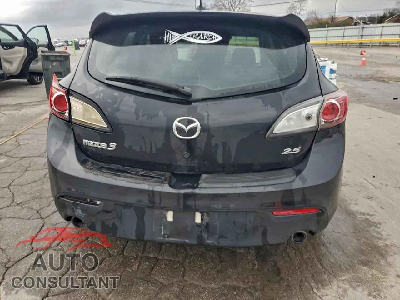2010 MAZDA MAZDA3 Damaged VIN JM1BL1H54A1196414 – engine bay