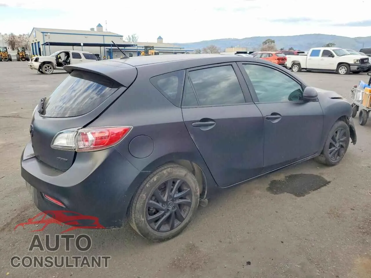 2012 MAZDA 3 Damaged VIN JM1BL1L81C1647139 – side profile
