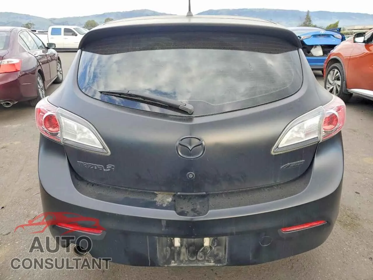 2012 MAZDA 3 Damaged VIN JM1BL1L81C1647139 – engine bay