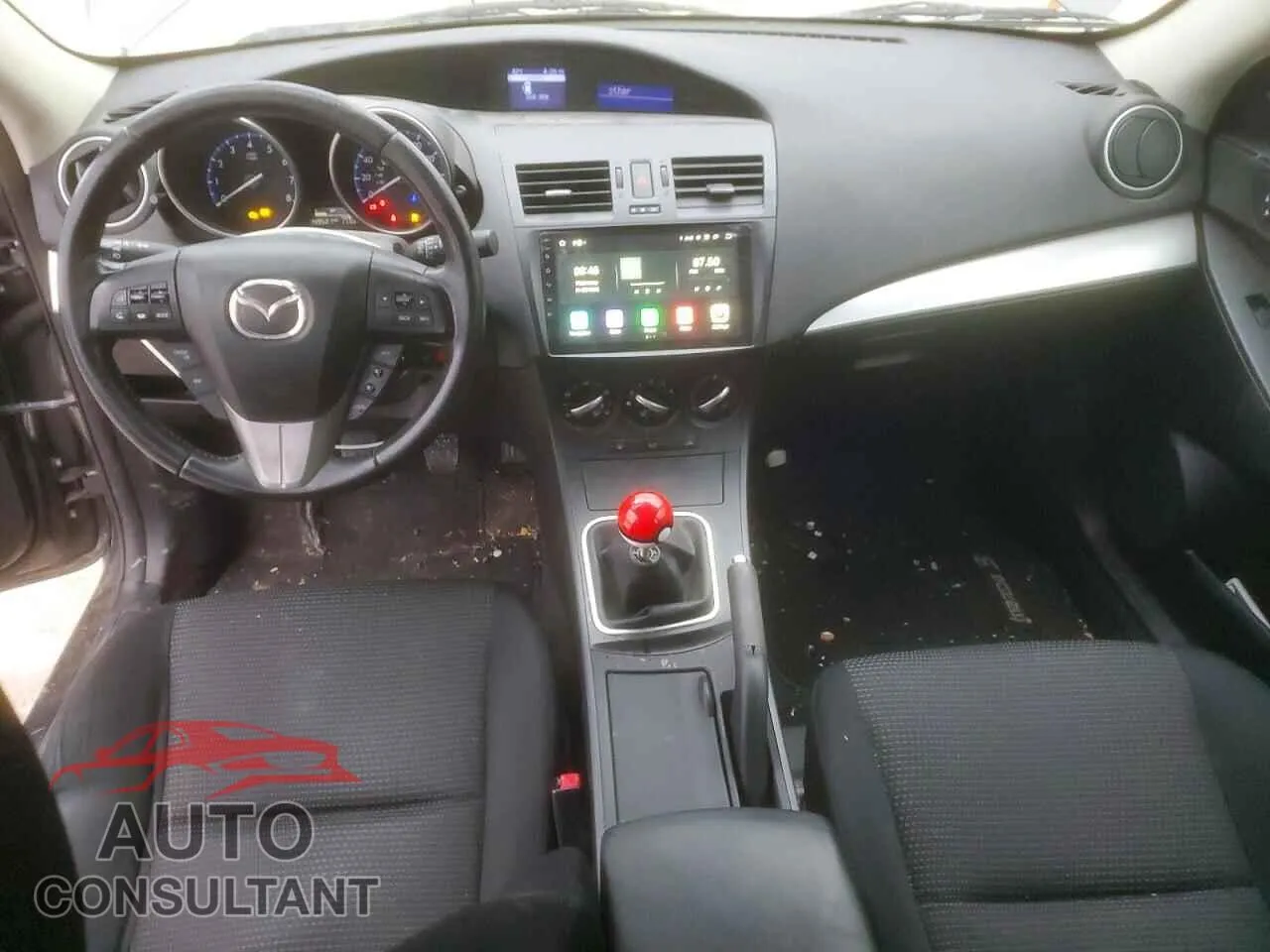 2012 MAZDA 3 Damaged VIN JM1BL1V82C1539500 – undercarriage