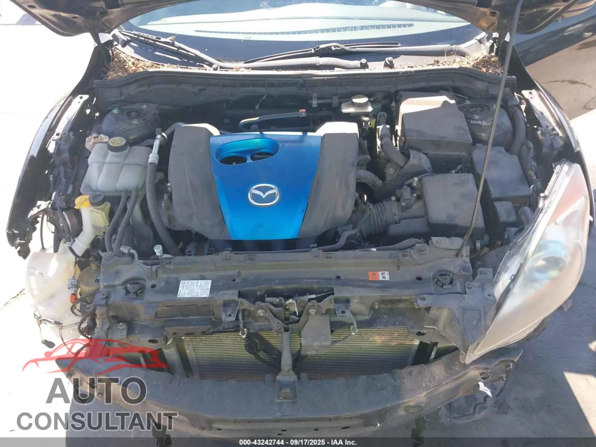 2013 MAZDA MAZDA3 Damaged VIN JM1BL1VP0D1807517 – odometer reading 2013 MAZDA MAZDA3 Damaged VIN JM1BL1VP0D1807517 – odometer reading