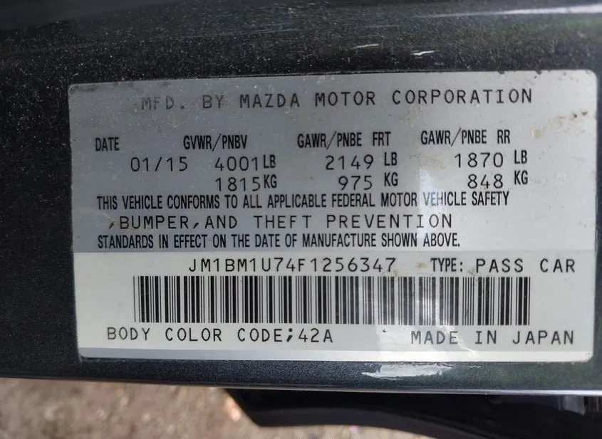 2015 MAZDA MAZDA3 Used VIN JM1BM1U74F1256347 – photo 12