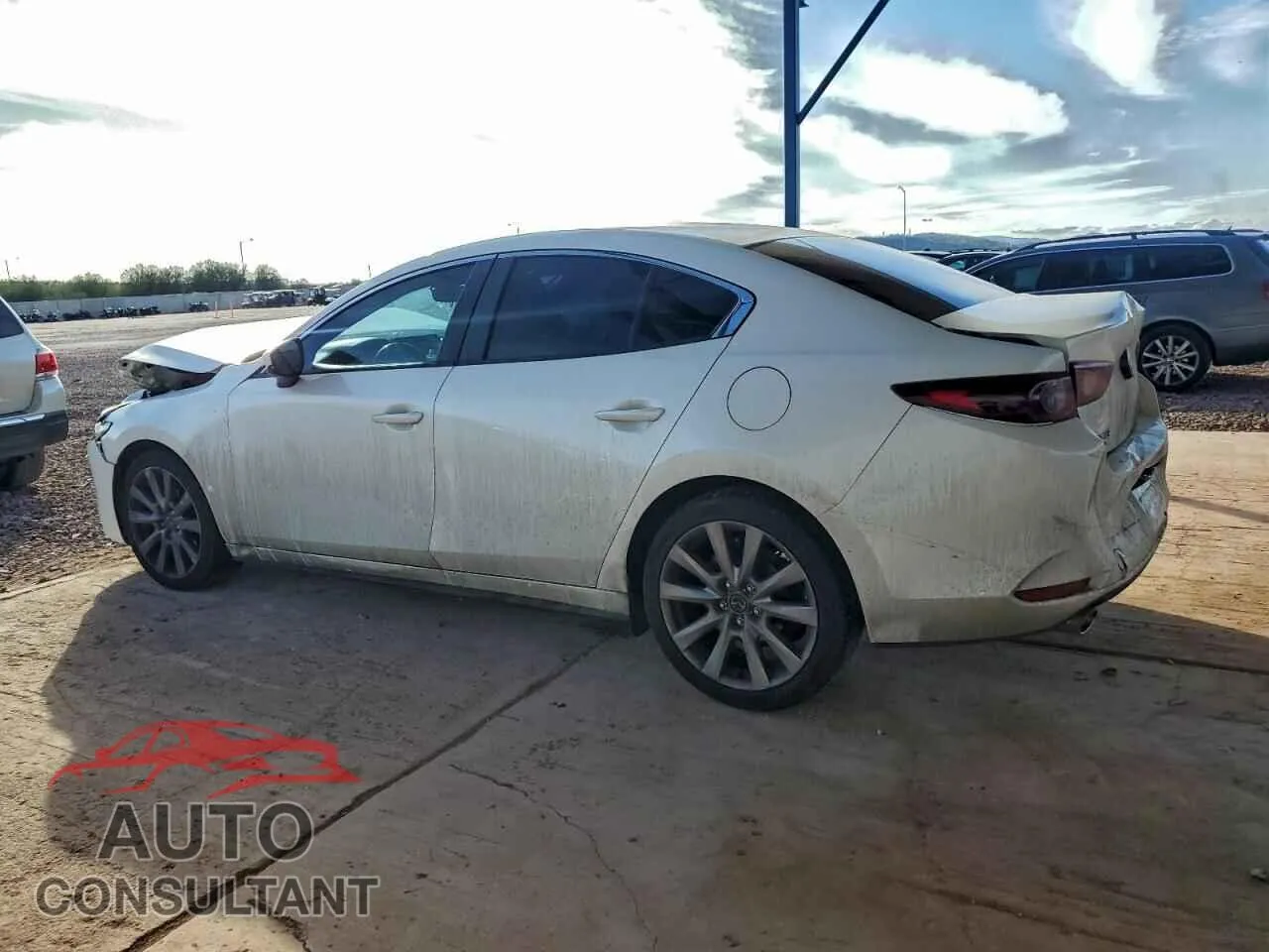 2021 MAZDA 3 Damaged VIN JM1BPABL4M1320844 – rear exterior