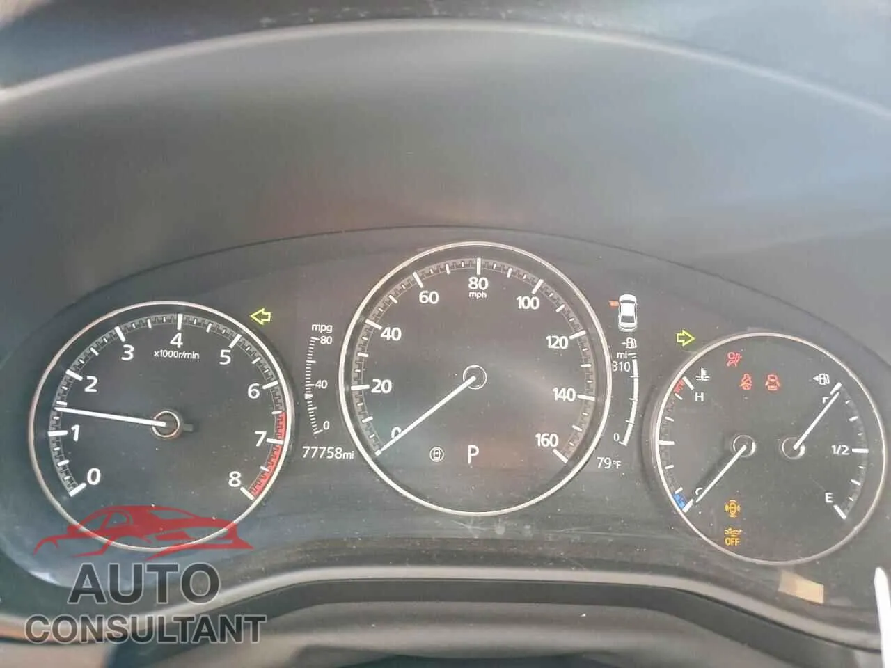2021 MAZDA 3 Damaged VIN JM1BPABL4M1320844 – trunk area