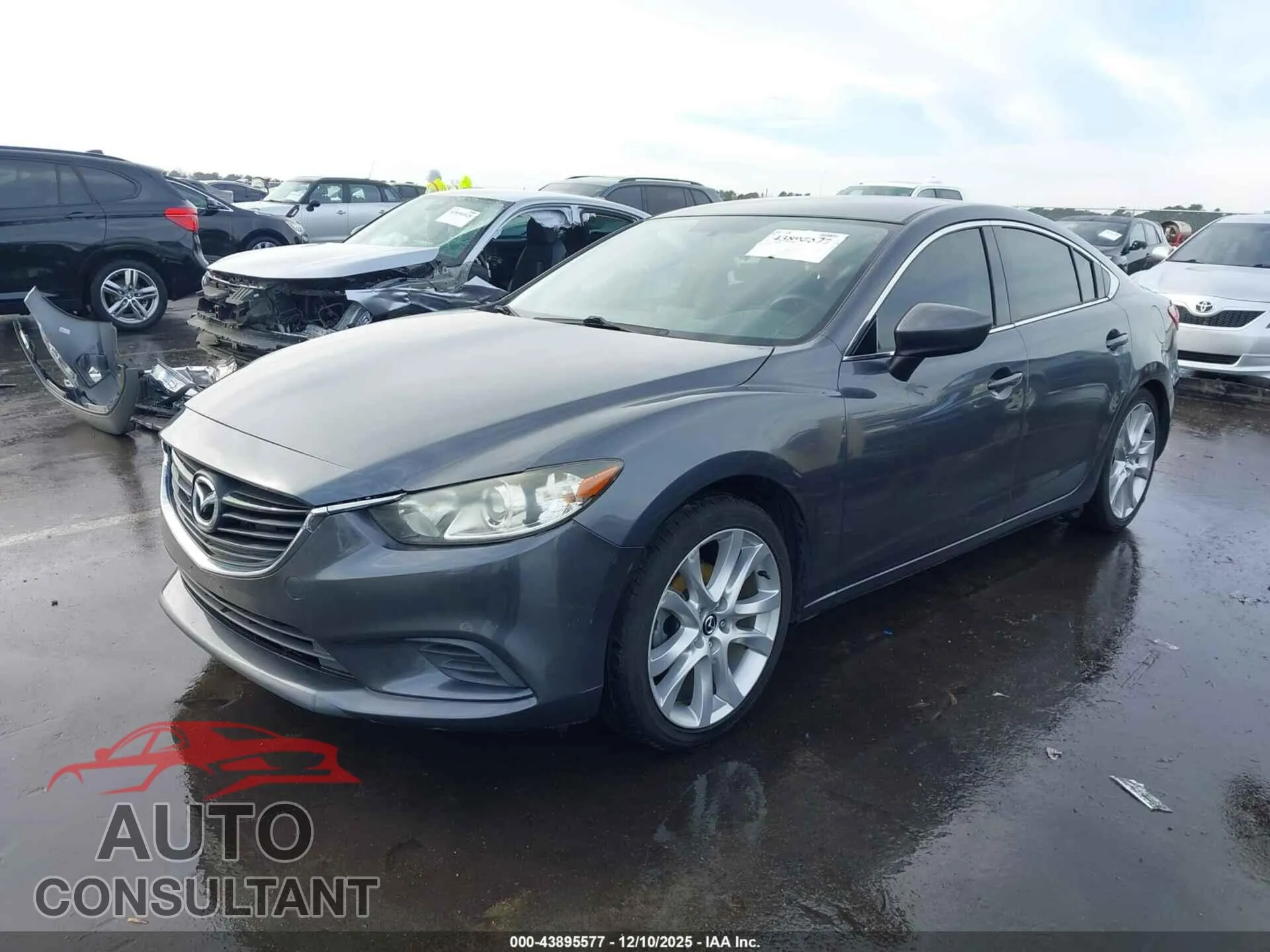 2016 MAZDA MAZDA6 Damaged VIN JM1GJ1V53G1466483 – rear exterior