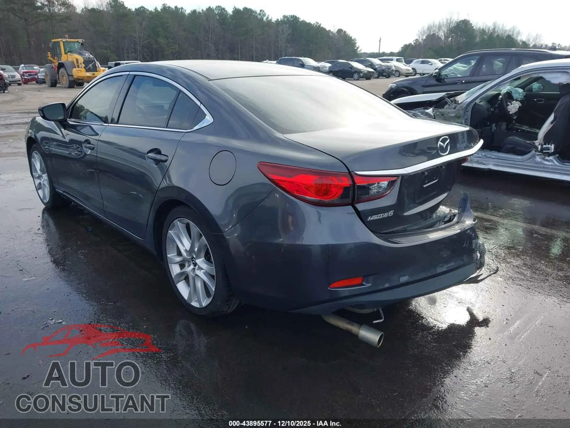 2016 MAZDA MAZDA6 Damaged VIN JM1GJ1V53G1466483 – side profile