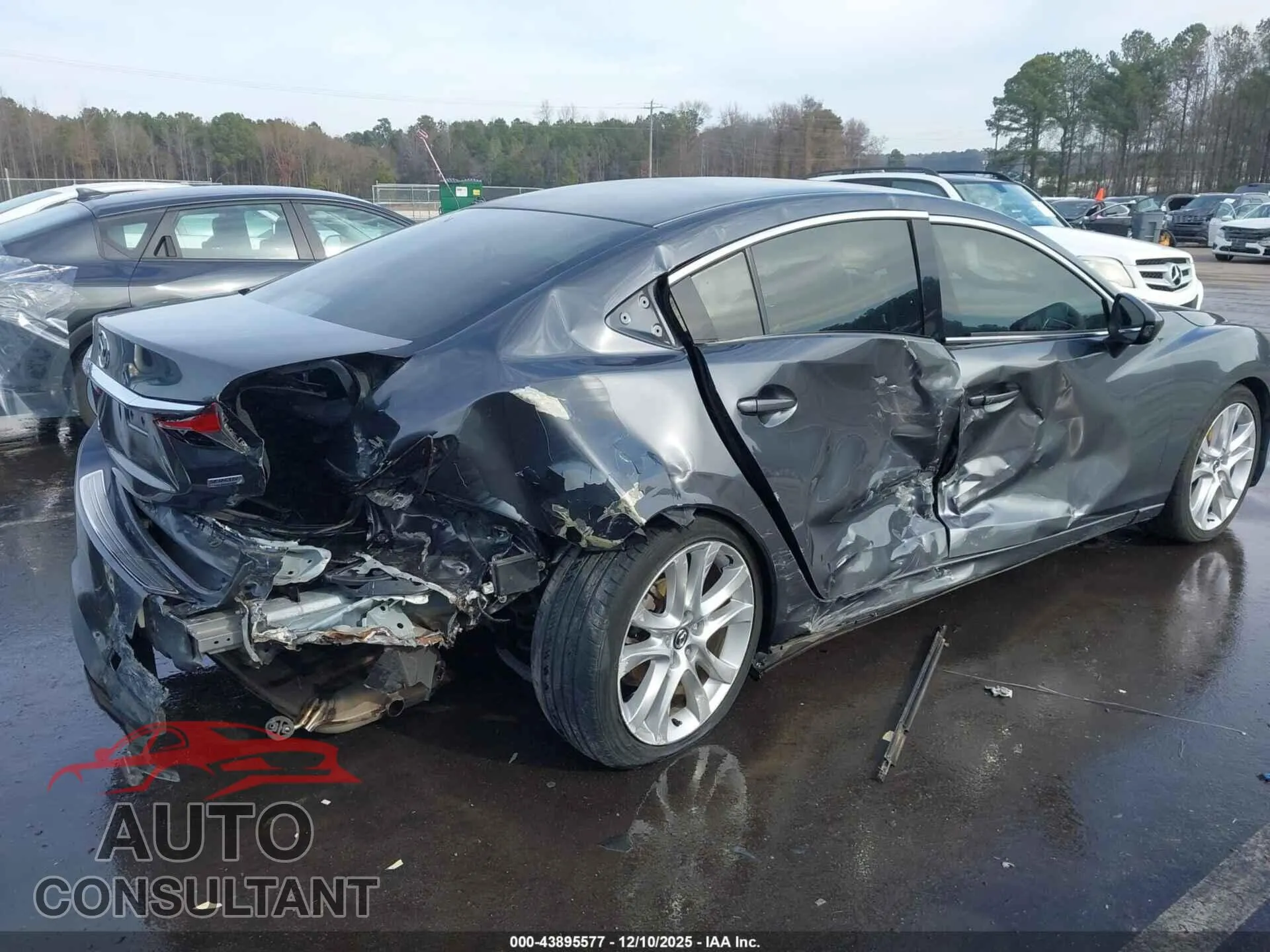 2016 MAZDA MAZDA6 Damaged VIN JM1GJ1V53G1466483 – engine bay