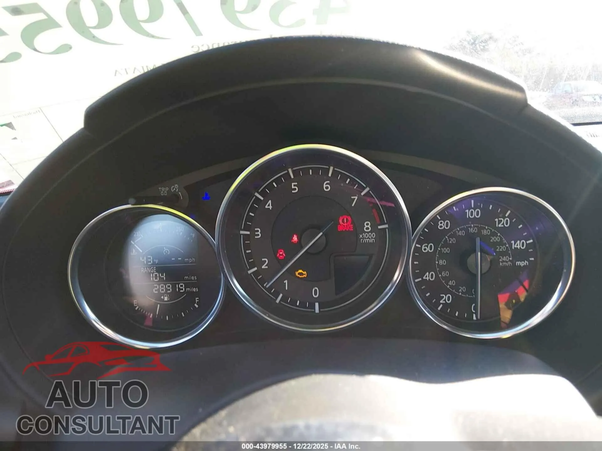 2021 MAZDA MX-5 MIATA Damaged VIN JM1NDAC78M0451093 – exterior detail