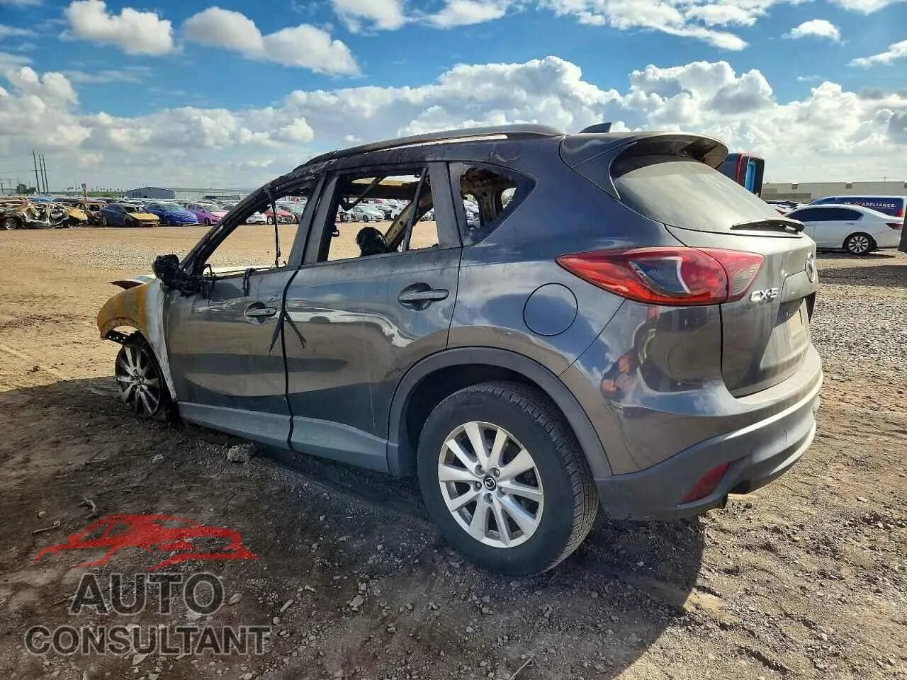 2014 MAZDA CX-5 Damaged VIN JM3KE2CY8E0369095 – rear exterior