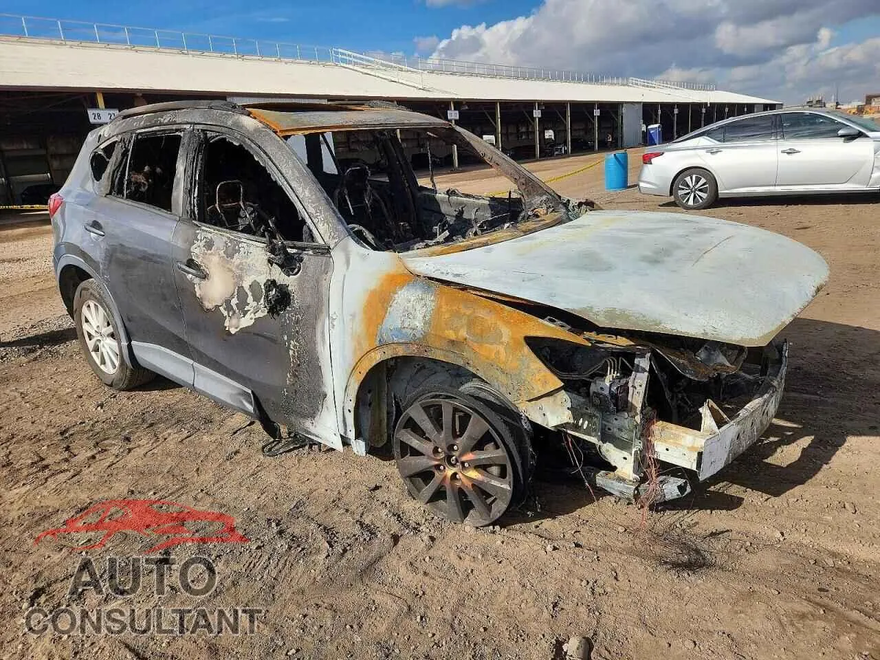 2014 MAZDA CX-5 Damaged VIN JM3KE2CY8E0369095 – dashboard