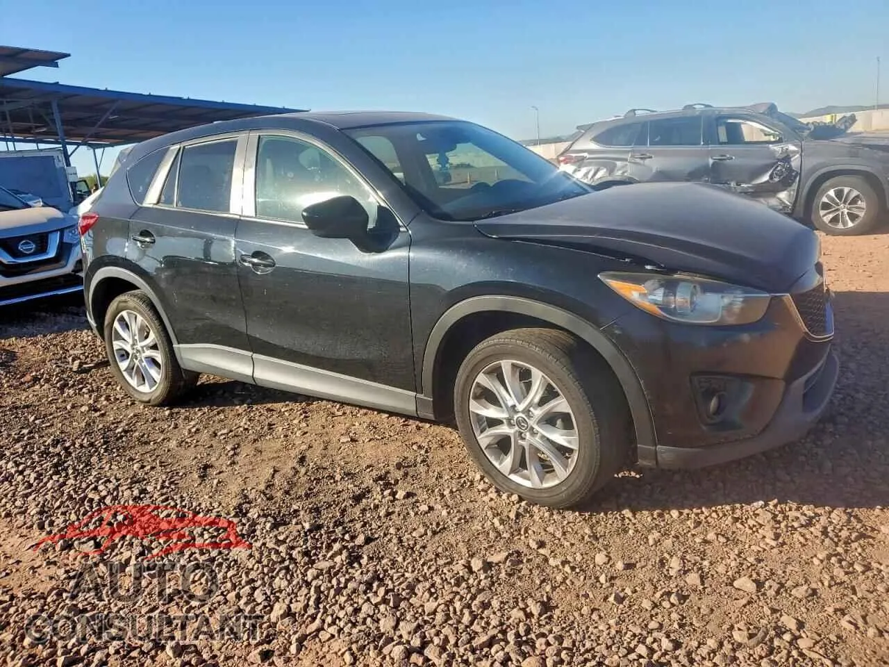 2015 MAZDA CX-5 Damaged VIN JM3KE2DY0F0453282 – dashboard