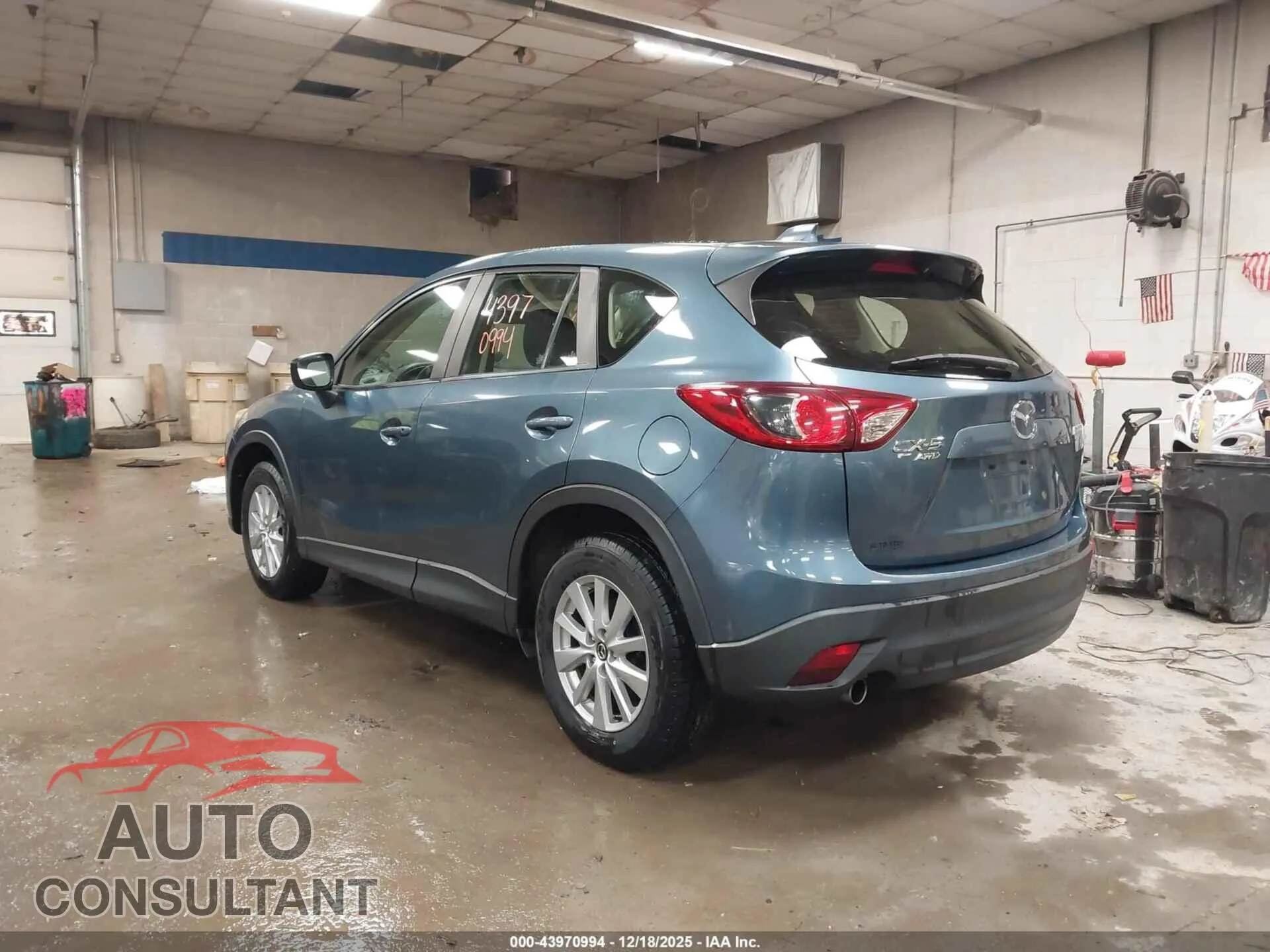 2015 MAZDA CX-5 Damaged VIN JM3KE4BY5F0511417 – side profile