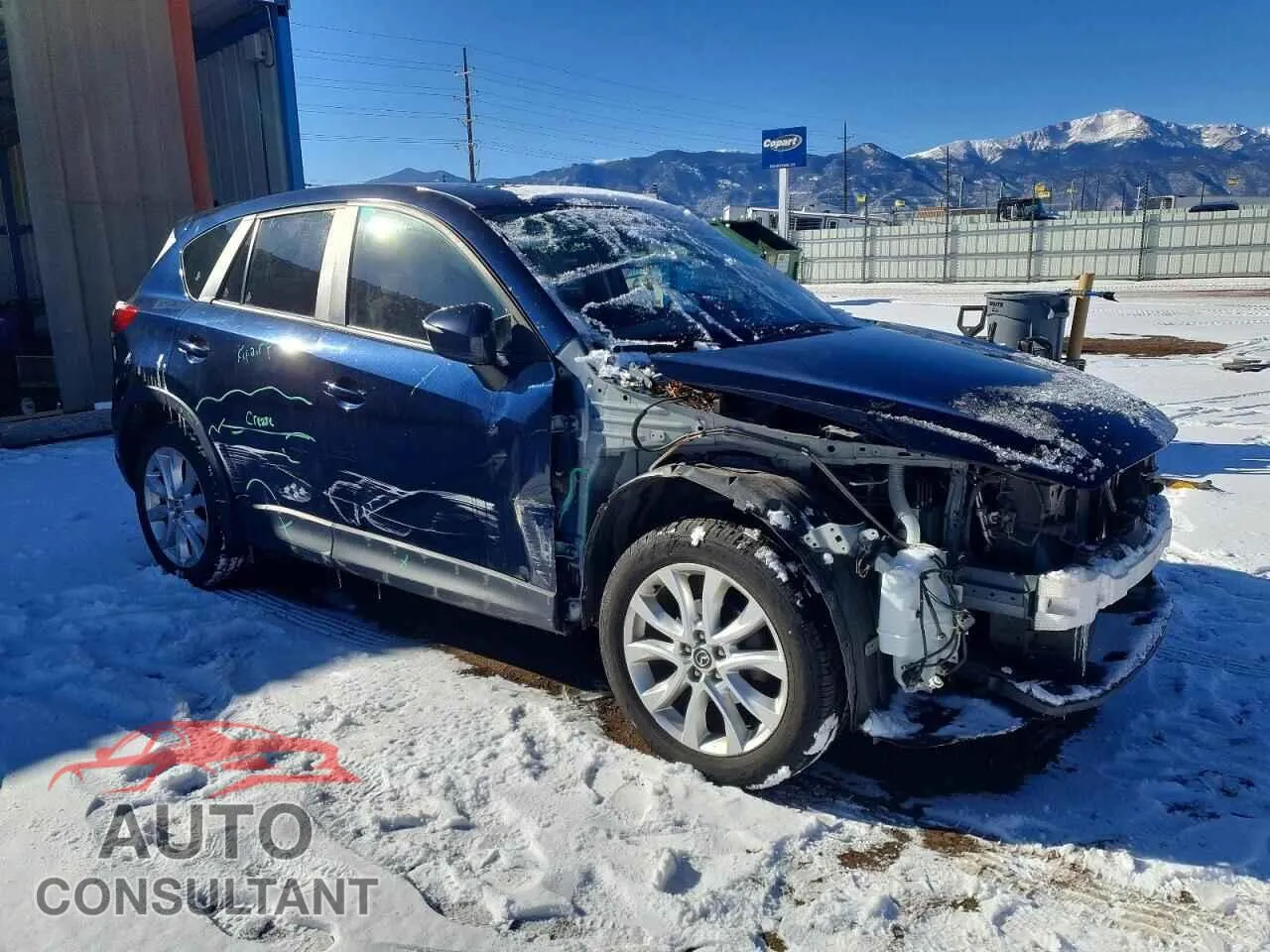 2015 MAZDA CX-5 Damaged VIN JM3KE4DY0F0480817 – dashboard